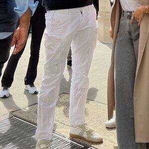 Ralph Lauren White Cargo Pants – 32x32 (Slim Fit)